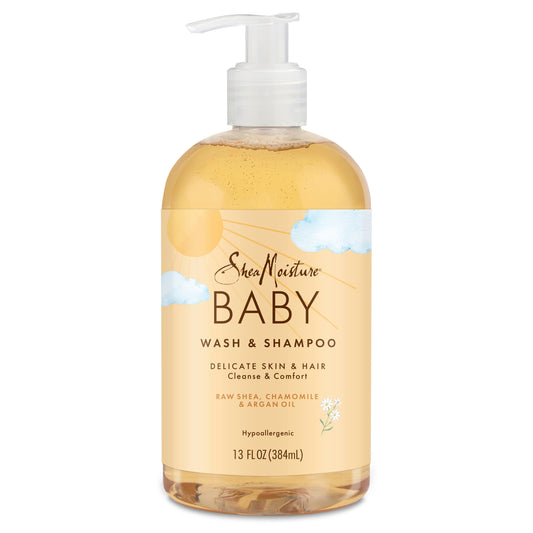 SheaMoisture Baby Wash + Shampoo - Raw Shea Chamomile & Argan Oil