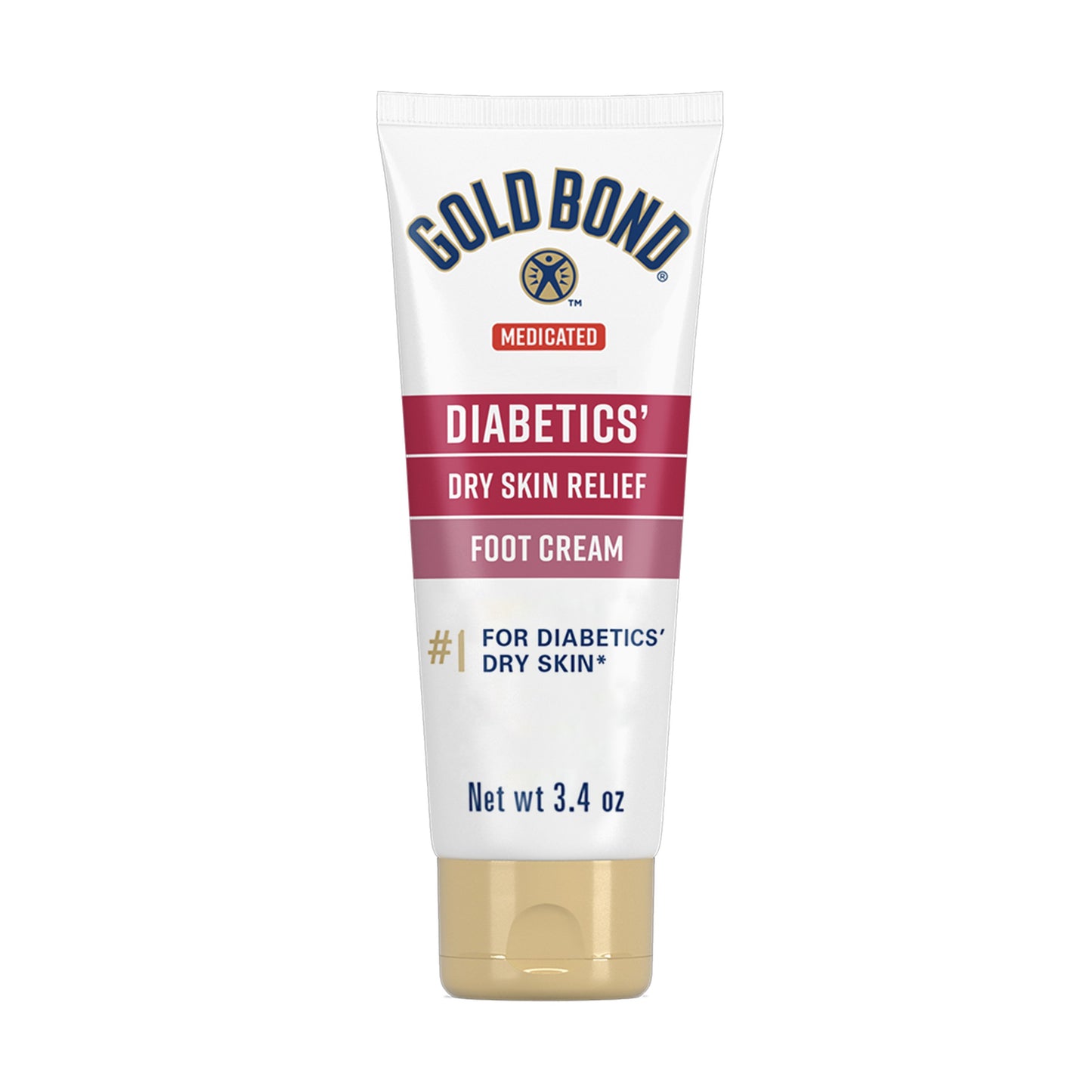Gold Bond Medicated Diabetics' Dry Skin Relief Foot Cream Skin Protectant