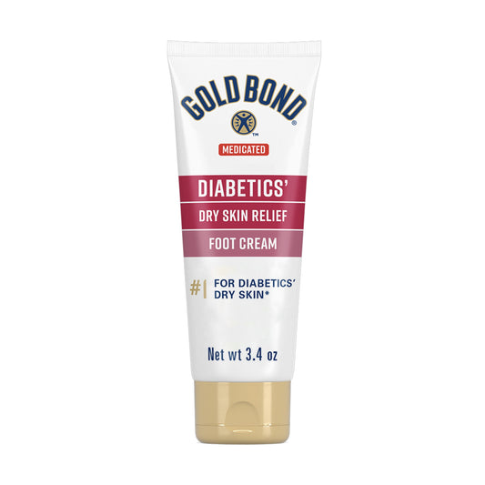 Gold Bond Medicated Diabetics' Dry Skin Relief Foot Cream Skin Protectant