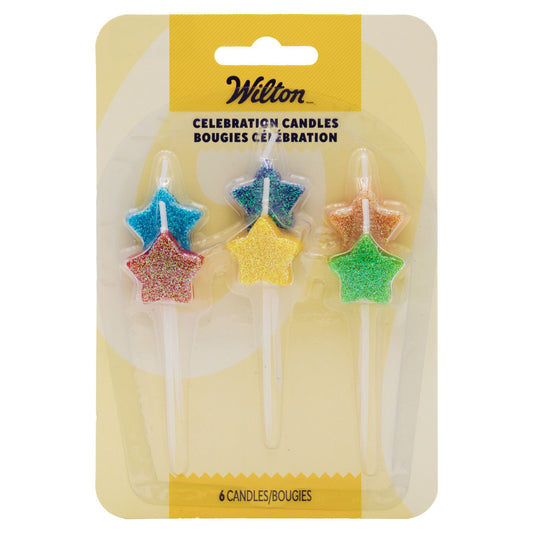Wilton Star Birthday Candles