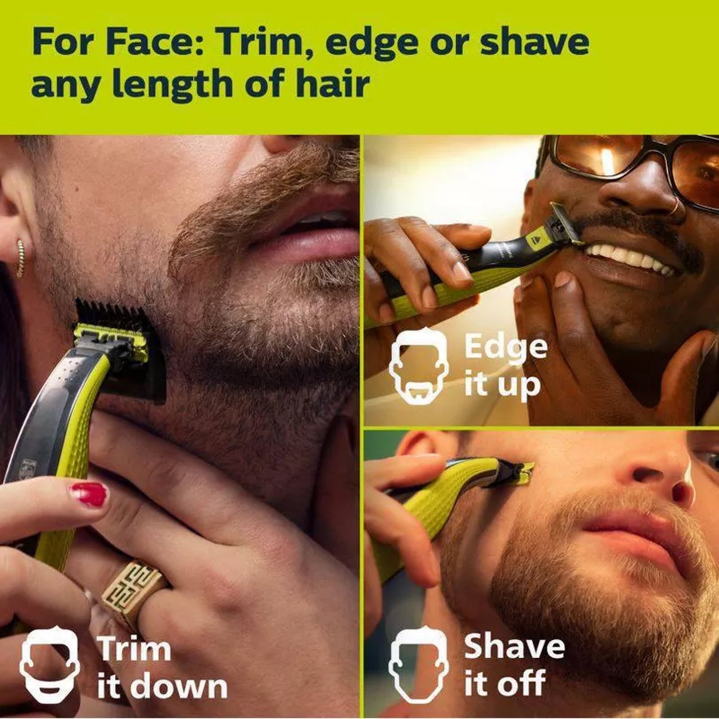 Philips Norelco OneBlade Pro 360 Facial Trimmer