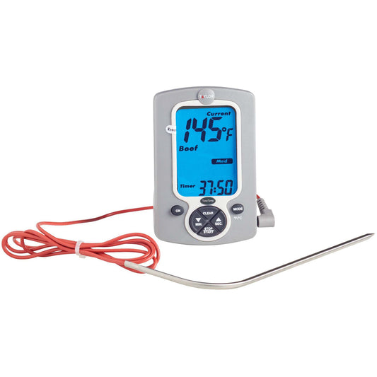 Taylor Pro Programmable Thermometer with Probe + Timer
