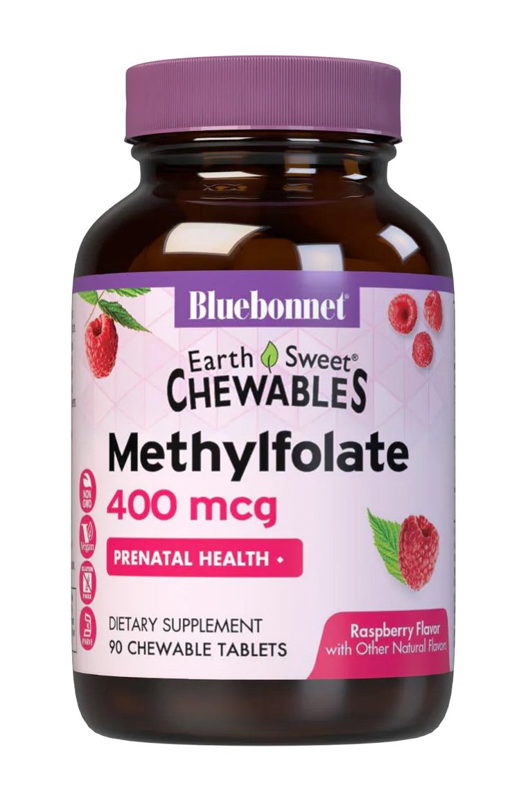Bluebonnet Earthsweet 400 mcg Cellular Active Methylfolate