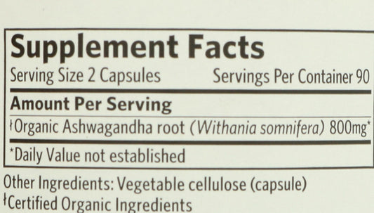 Organic India Ashwagandha Healthy Stress Response