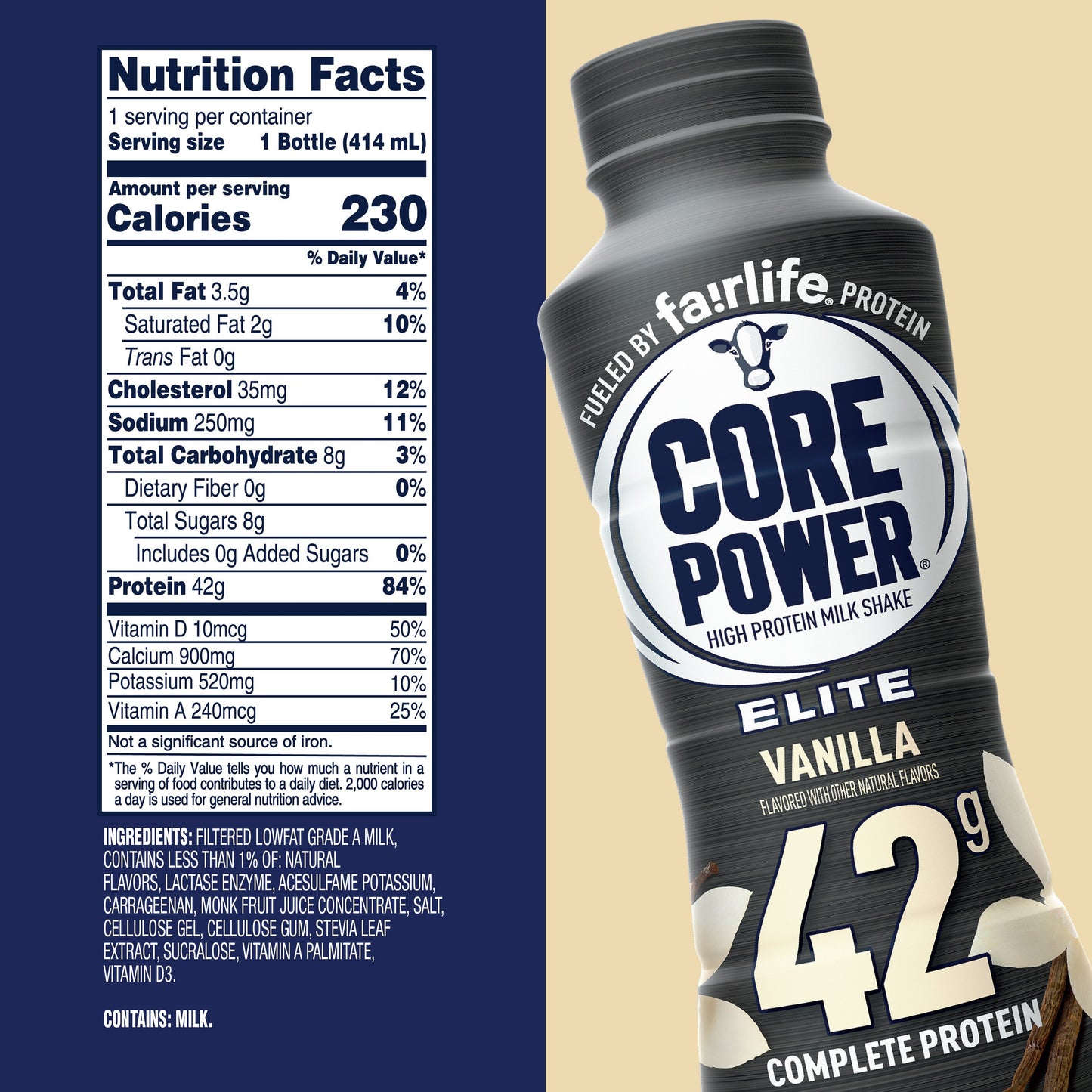 Core Power Elite 42g High Protein Shake - Vanilla