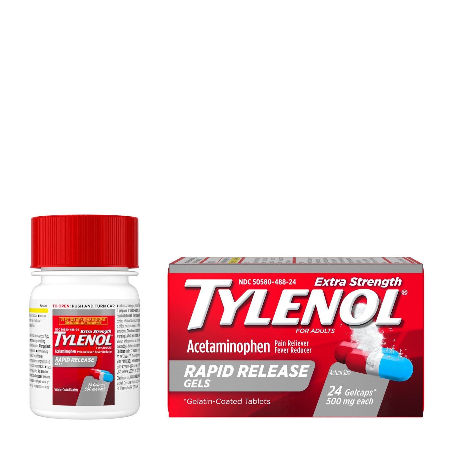 Tylenol Rapid Release Gelcaps