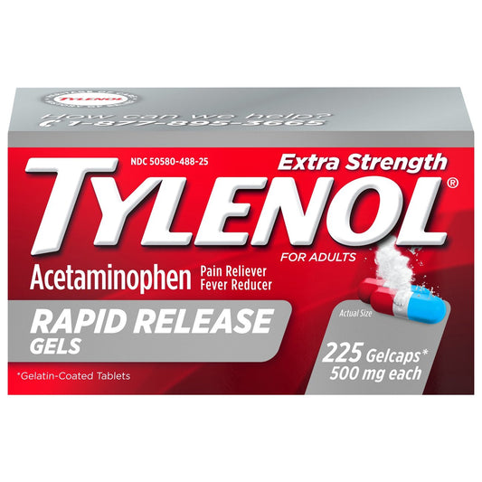 Tylenol Extra Strength Rapid Release Gels - 500mg