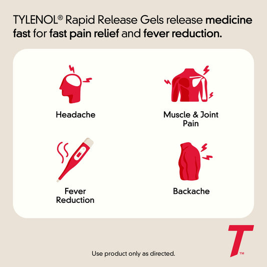 Tylenol Extra Strength Rapid Release Gels - 500mg