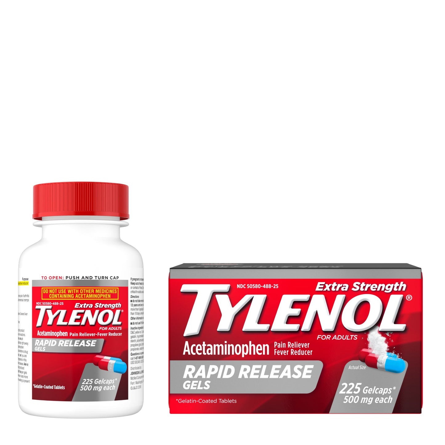 Tylenol Extra Strength Rapid Release Gels - 500mg