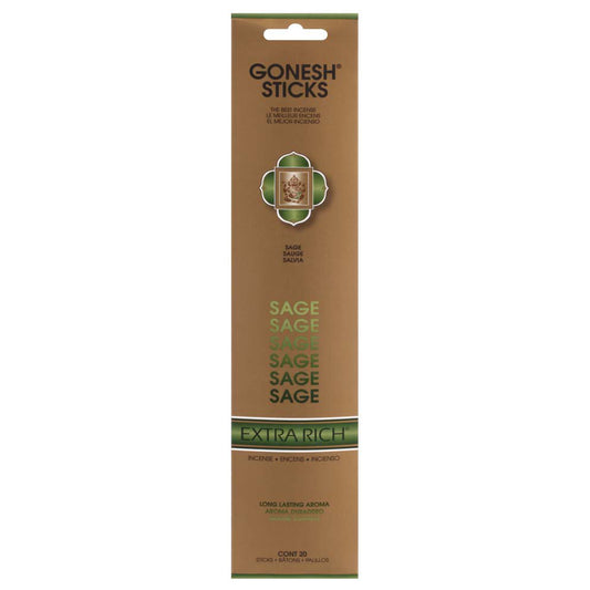 Gonesh Sage Scented Extra Rich Incense Sticks