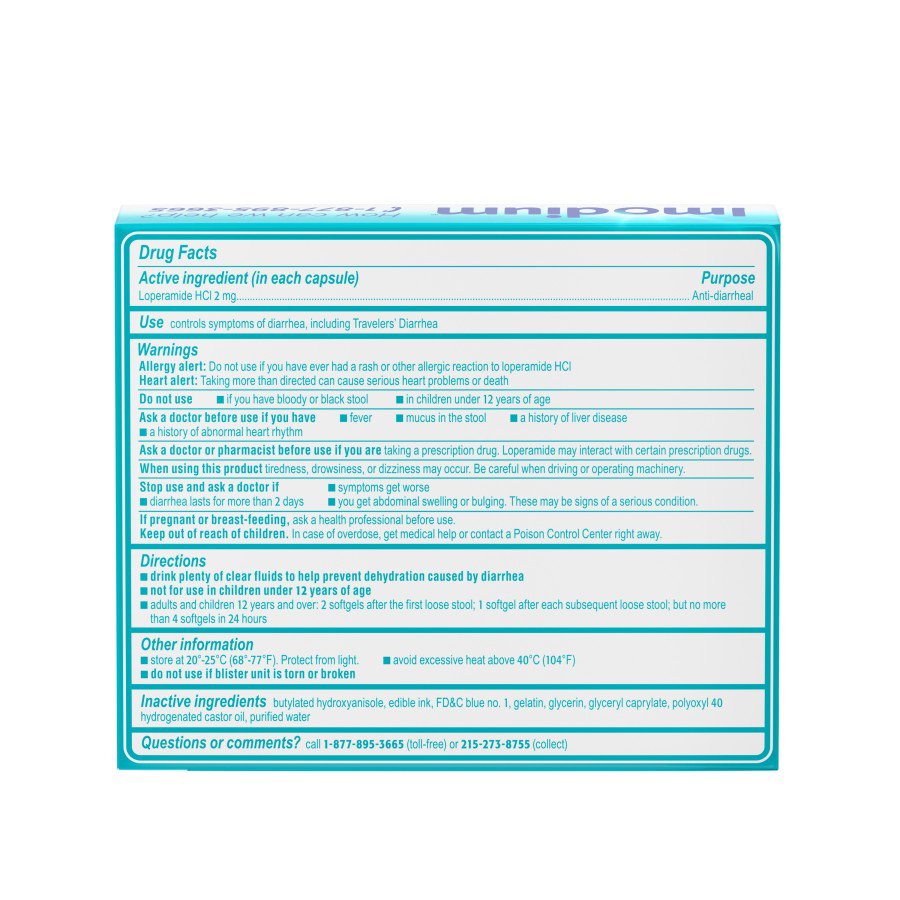 Imodium A-D Anti-Diarrheal Softgels with 2 mg Loperamide HCl