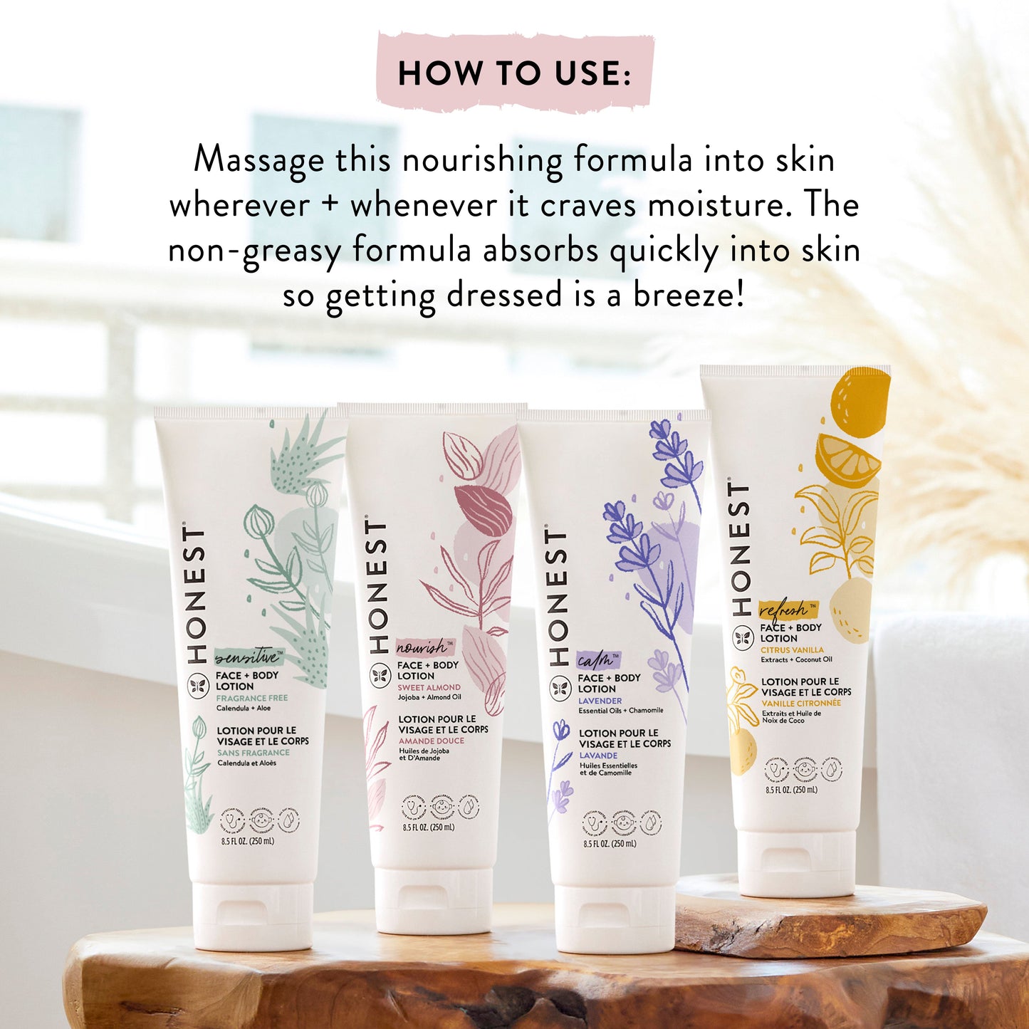 The Honest Company Refresh Face And Body Lotion - Citrus Vanilla