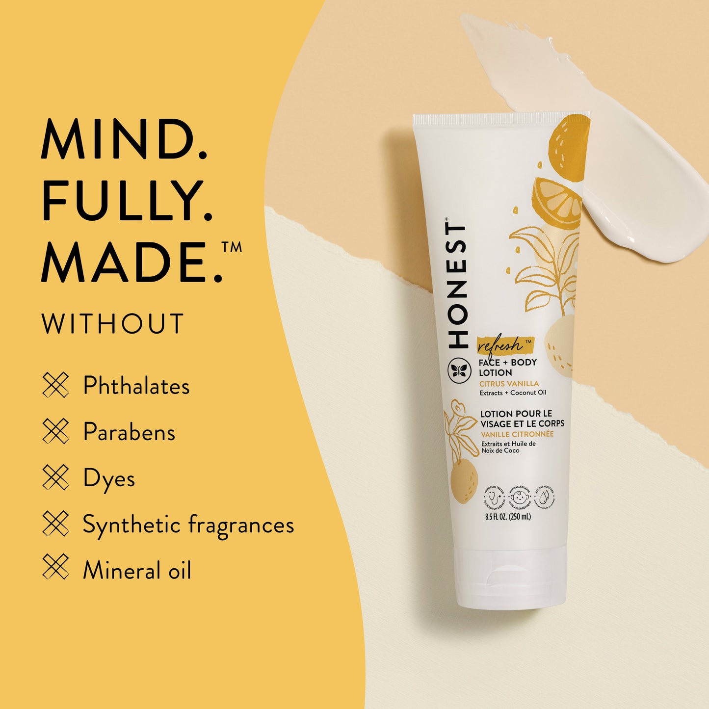 The Honest Company Refresh Face And Body Lotion - Citrus Vanilla