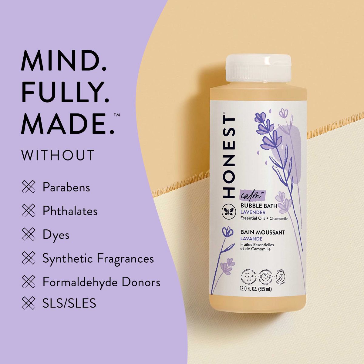 The Honest Company Calm Bubble Bath - Lavender