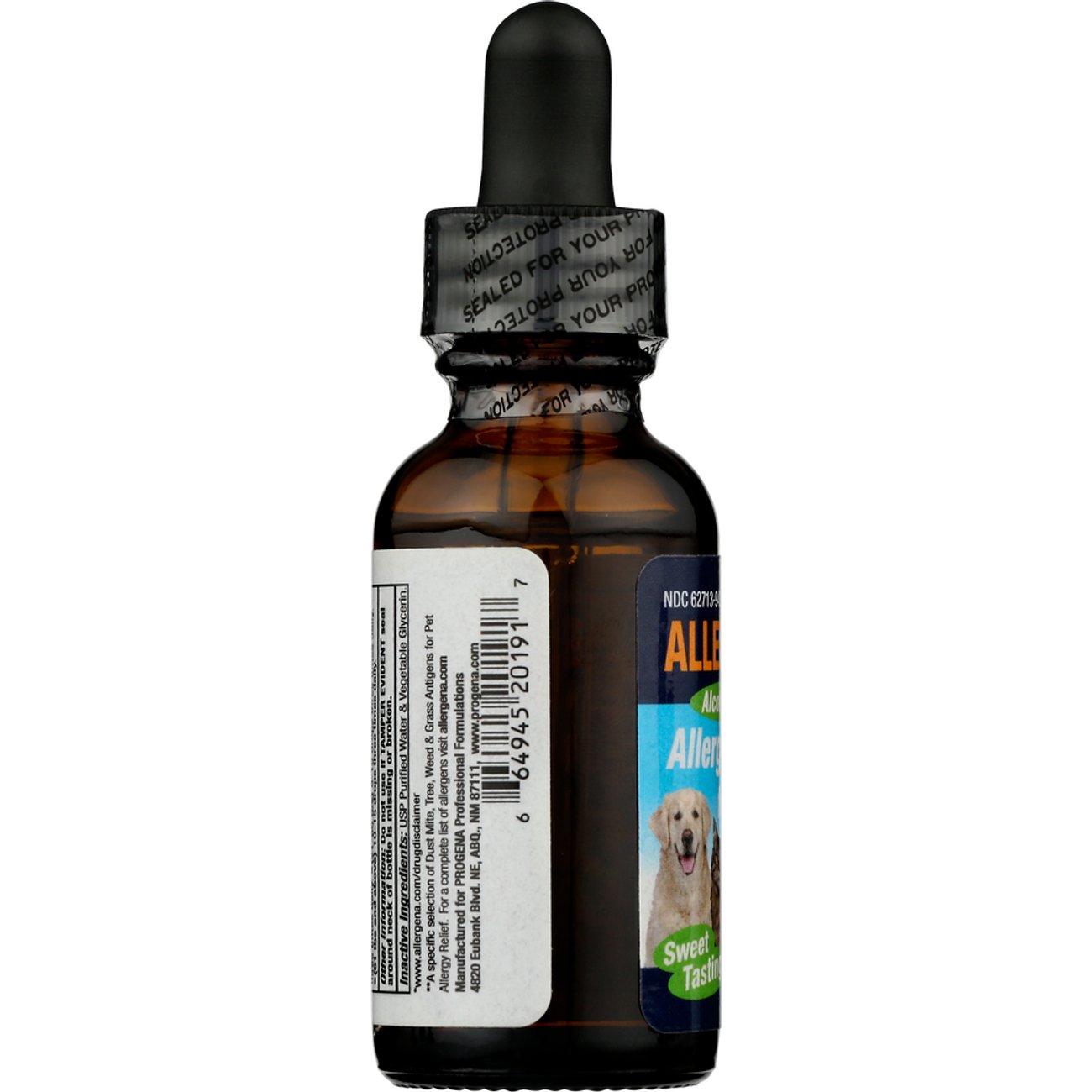 Allergena Alcohol-Free Pets' Allergy Relief Drops