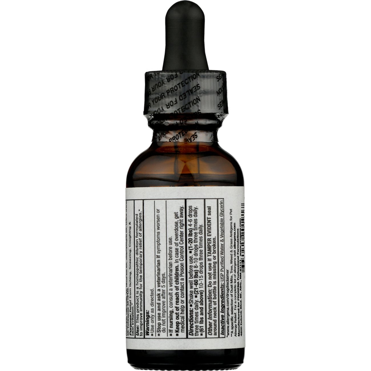Allergena Alcohol-Free Pets' Allergy Relief Drops