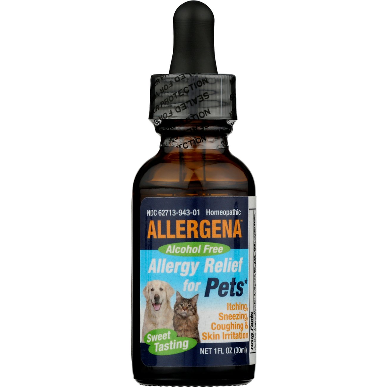 Allergena Alcohol-Free Pets' Allergy Relief Drops