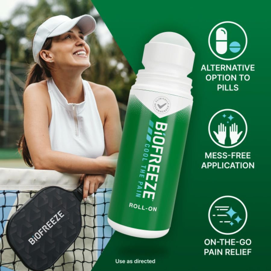 Biofreeze Menthol Pain Relief Roll-On