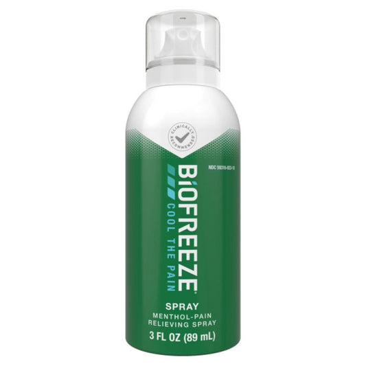Biofreeze Menthol 360 Pain Relief Spray Colorless