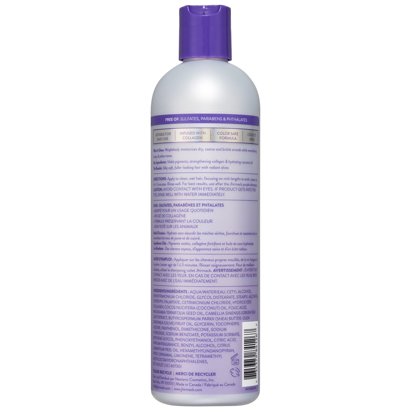 Jhirmack Silver Brightening Purple Toning Conditioner