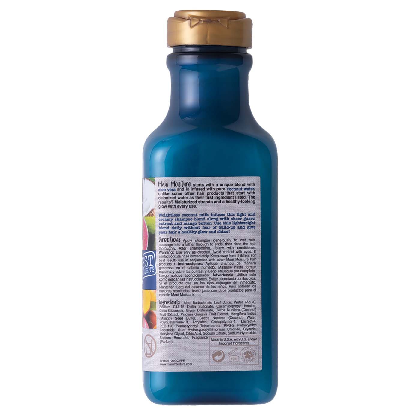 Maui Moisture Nourish & Moisture + Coconut Milk Shampoo