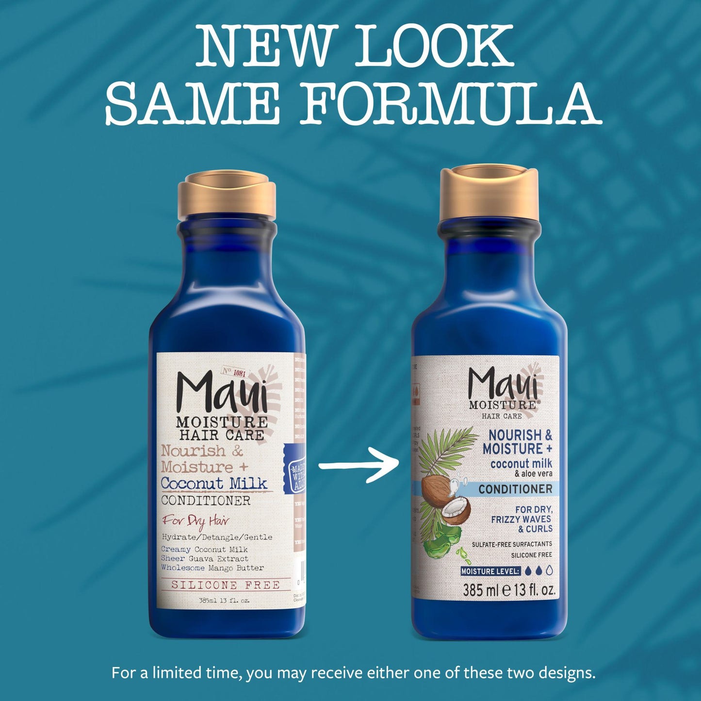 Maui Moisture Nourish & Moisture + Coconut Milk Conditioner