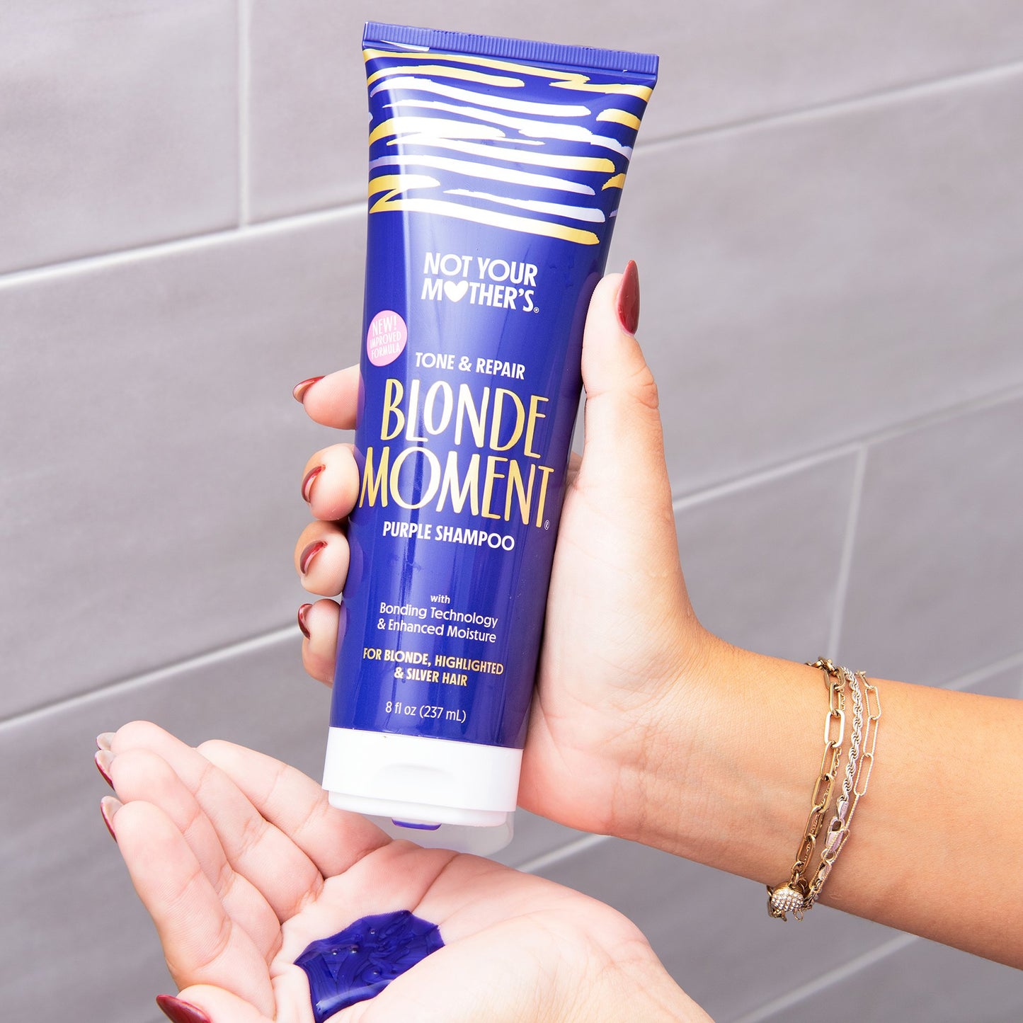 Not Your Mother's Blonde Moment Purple Treatment Shampoo
