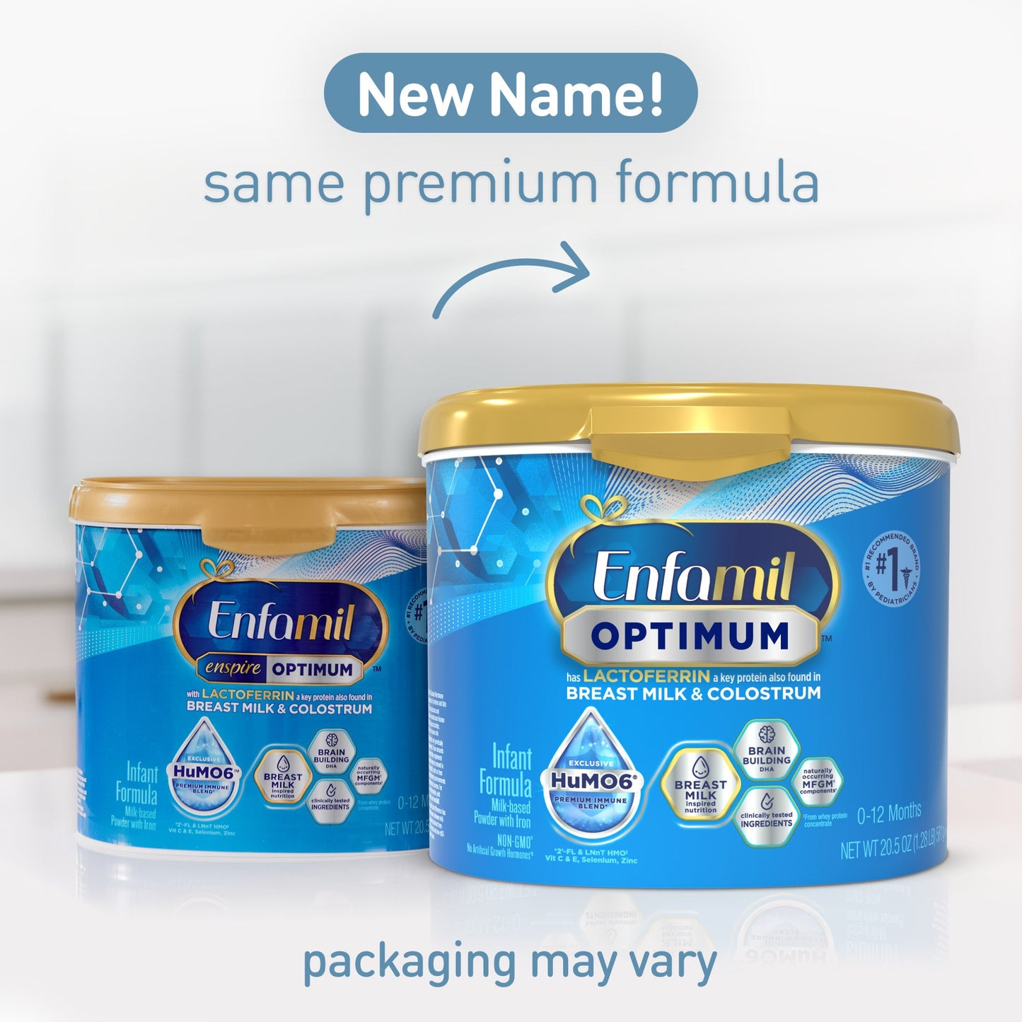Enfamil Optimum (Enspire) Baby Formula with Immune-Supporting Lactoferrin