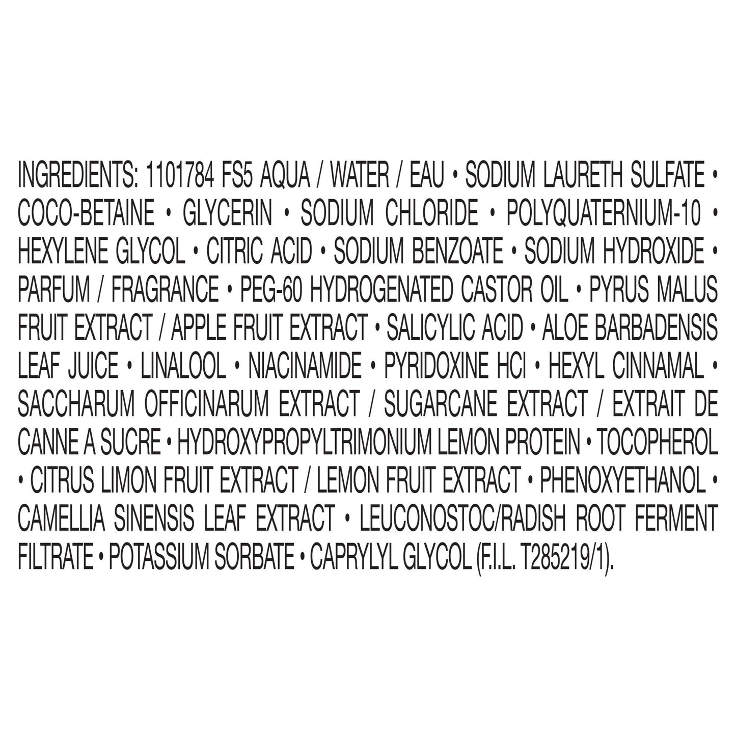 Garnier Fructis Pure Clean Purifying Shampoo