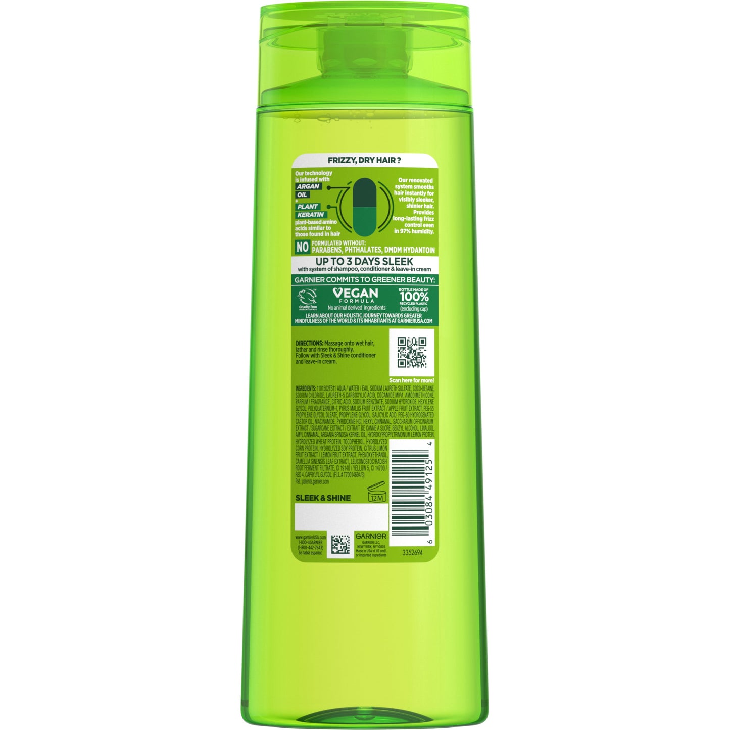 Garnier Fructis Sleek & Shine Smoothing Shampoo