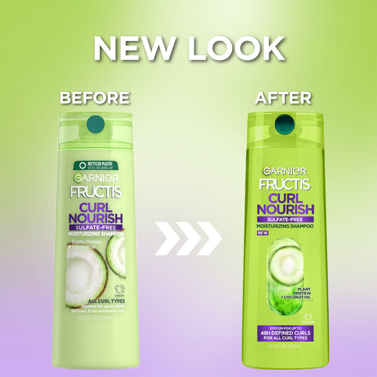 Garnier Fructis Curl Nourish Sulfate-Free Moisturizing Shampoo
