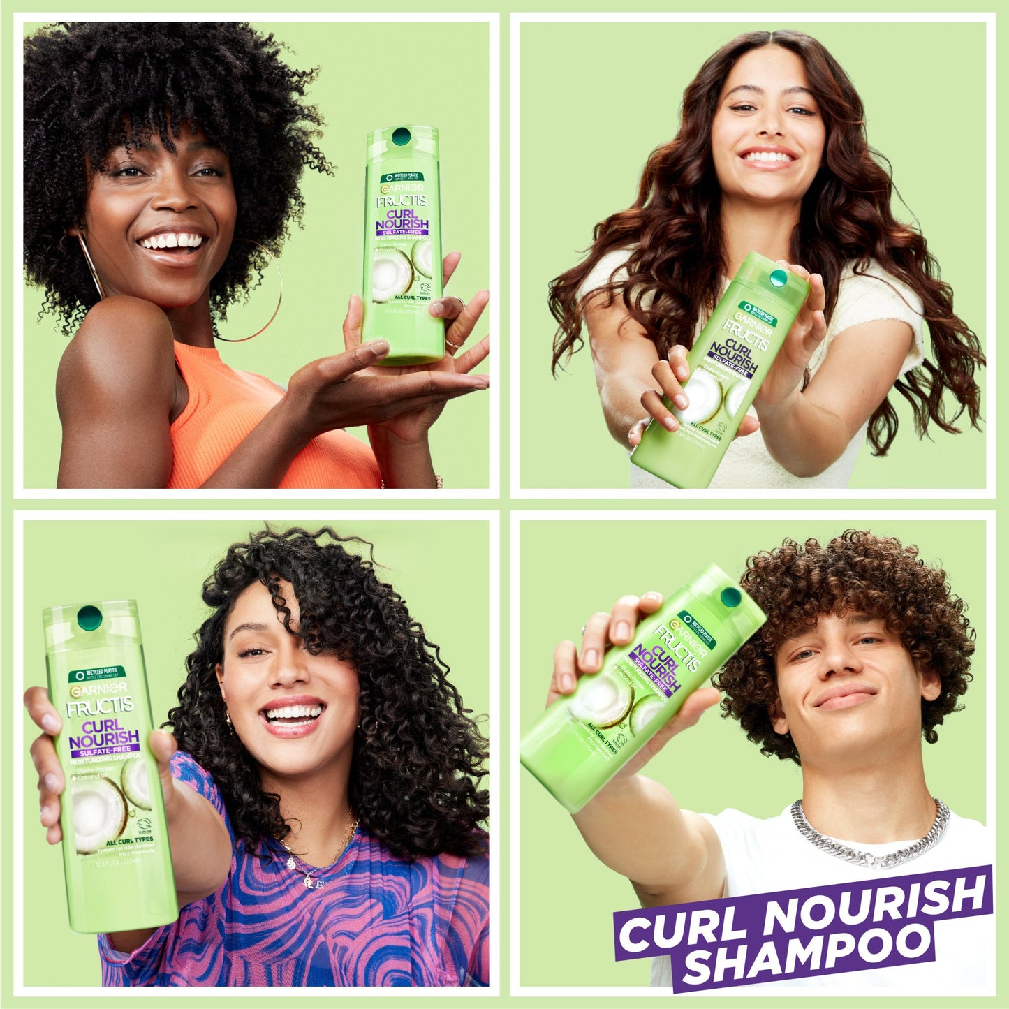 Garnier Fructis Curl Nourish Sulfate-Free Moisturizing Shampoo