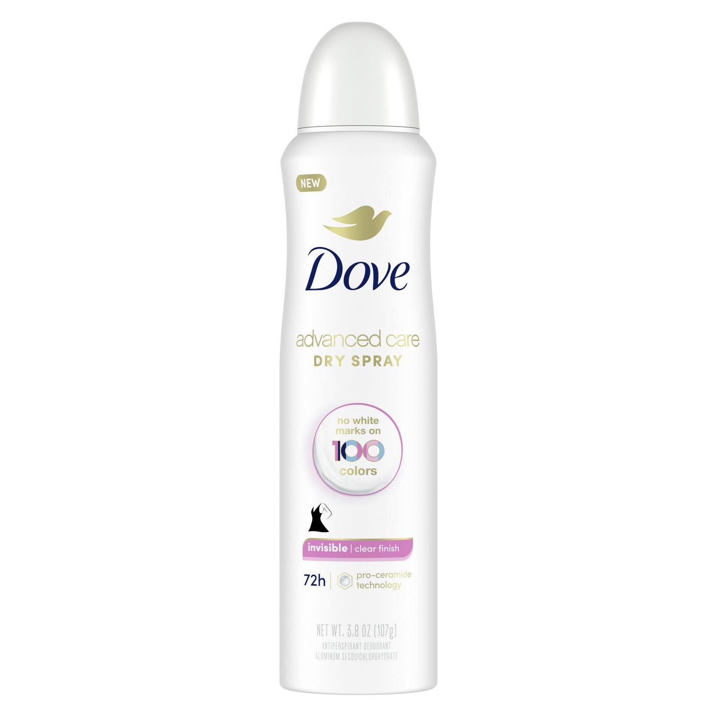 Dove Advanced Care Invisible Dry Spray Antiperspirant Deodorant Clear Finish