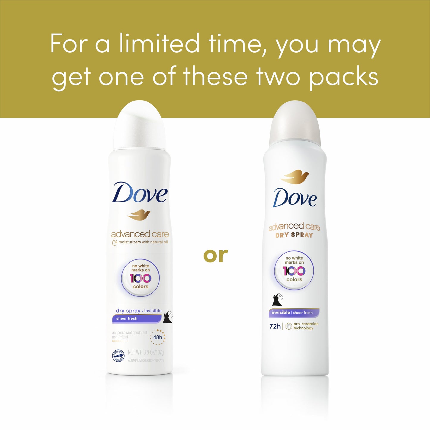 Dove Advanced Care Invisible Dry Spray - Sheer Fresh