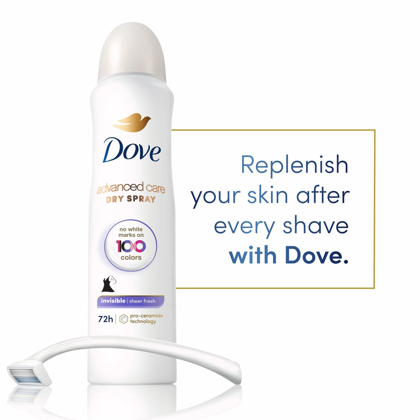 Dove Advanced Care Invisible Dry Spray - Sheer Fresh