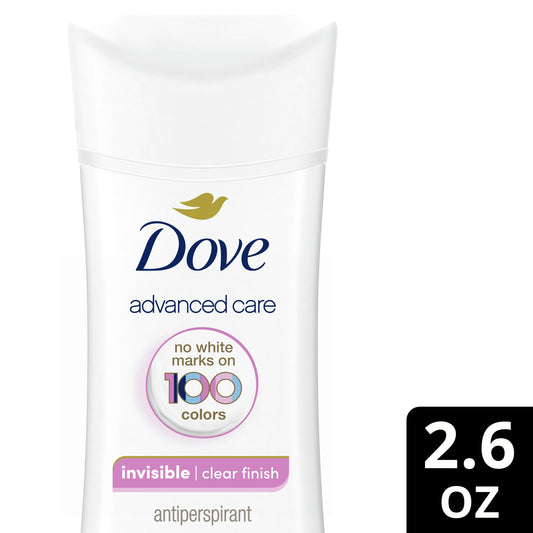 Dove Antiperspirant Deodorant Stick Clear Finish