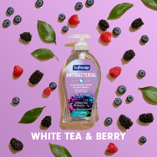Softsoap Antibacterial Liquid Hand Soap - White Tea & Berry