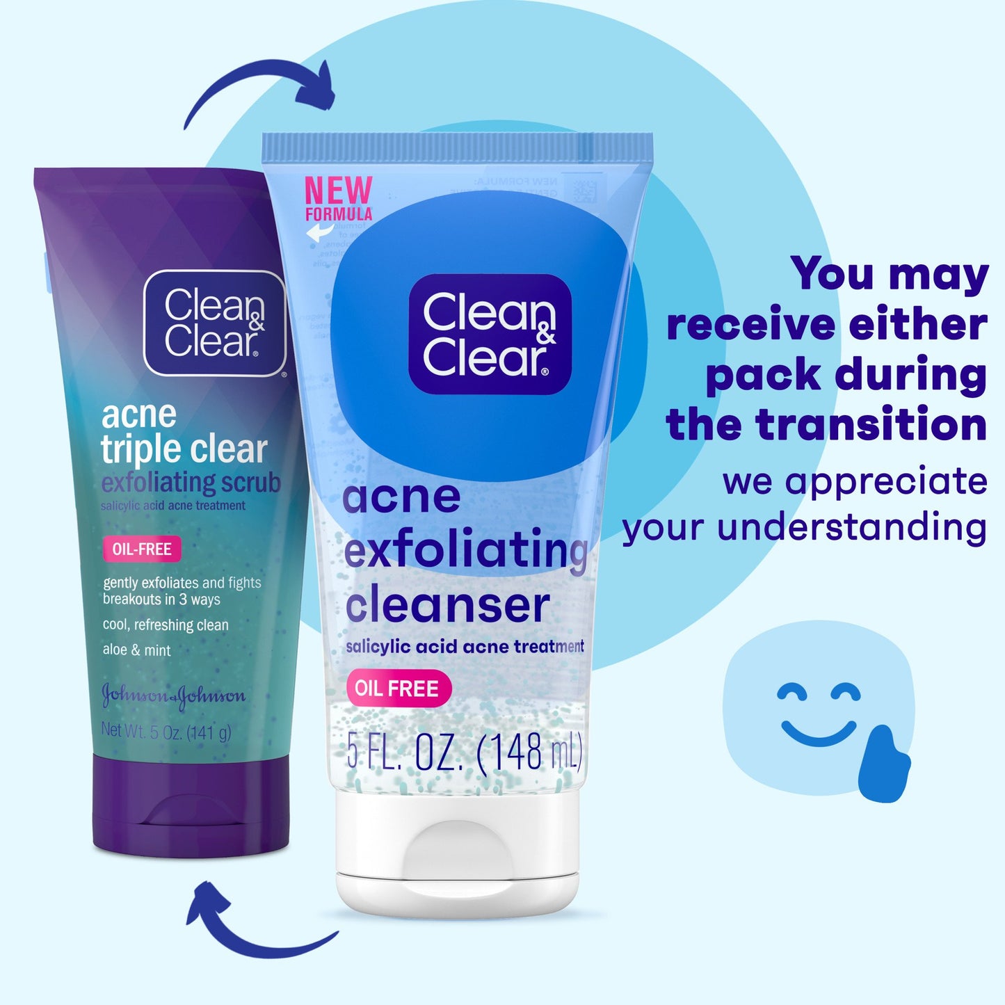 Clean & Clear Acne Triple Clear Exfoliating Scrub