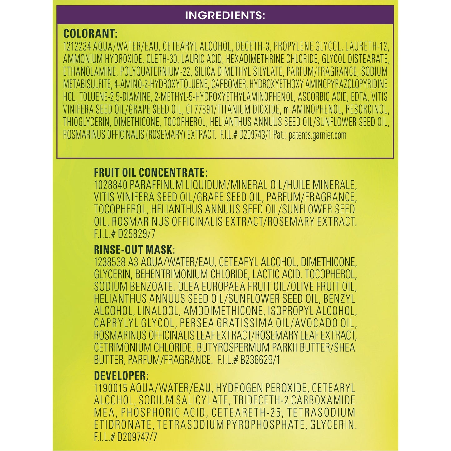 Garnier Nutrisse Ultra Color Nourishing Bold Permanent Hair Color Creme V2 Dark Intense Violet