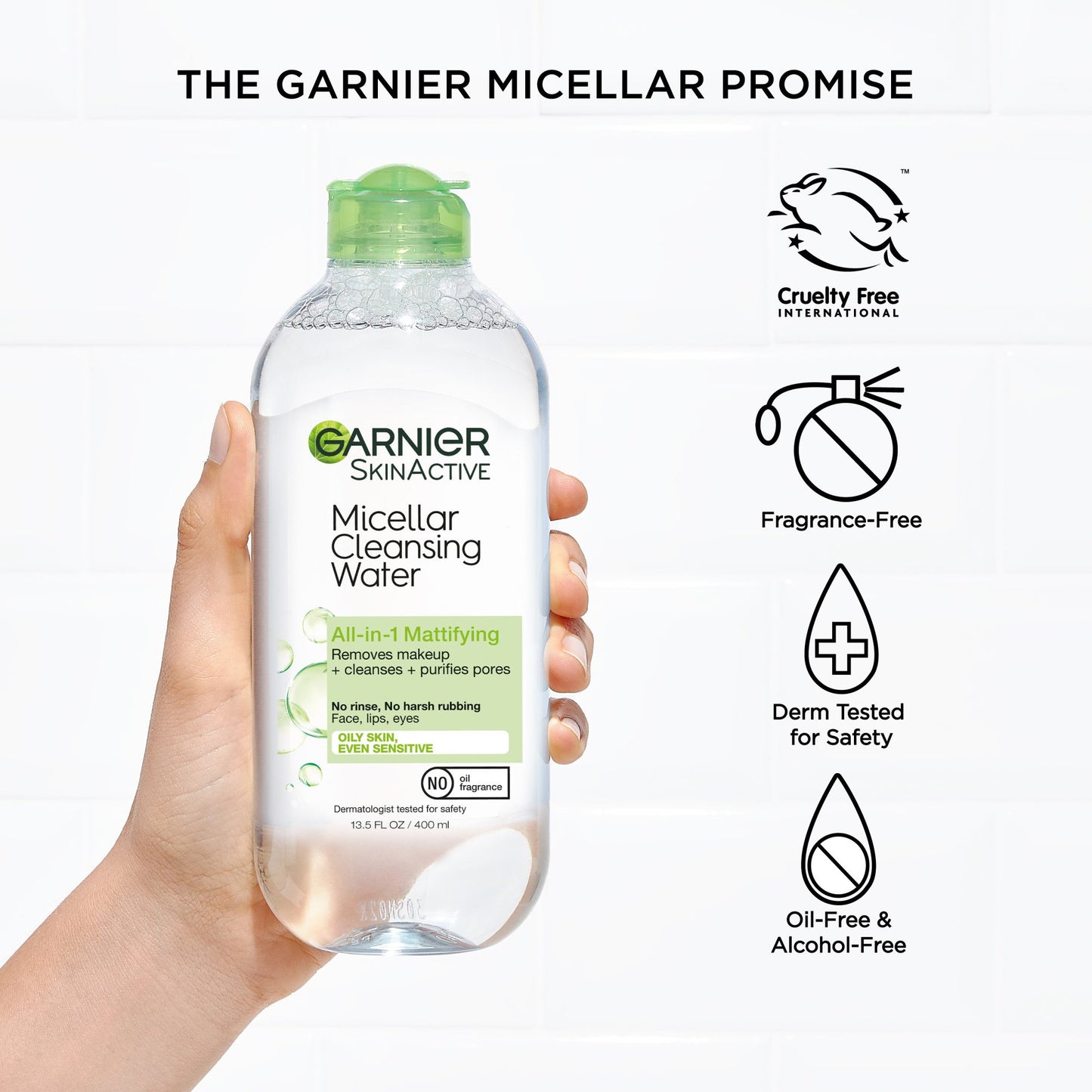 Garnier SkinActive Micellar Cleansing Water, For Oily Skin