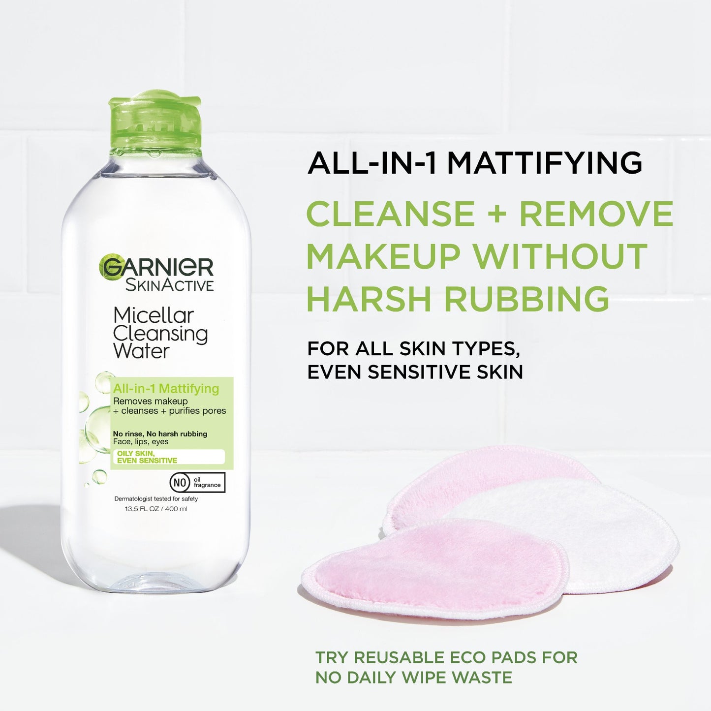 Garnier SkinActive Micellar Cleansing Water, For Oily Skin