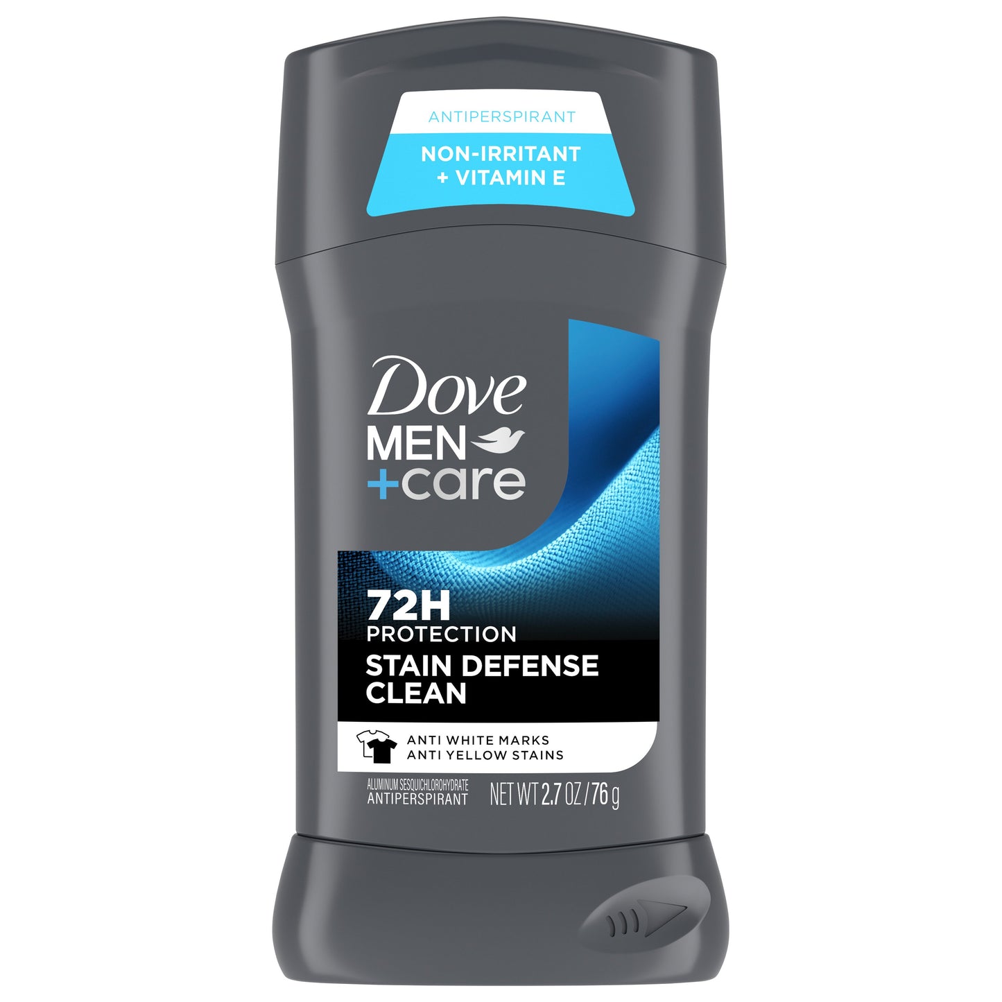Dove Men+Care 72 Hr Stain Defense Antiperspirant Deodorant Solid - Clean