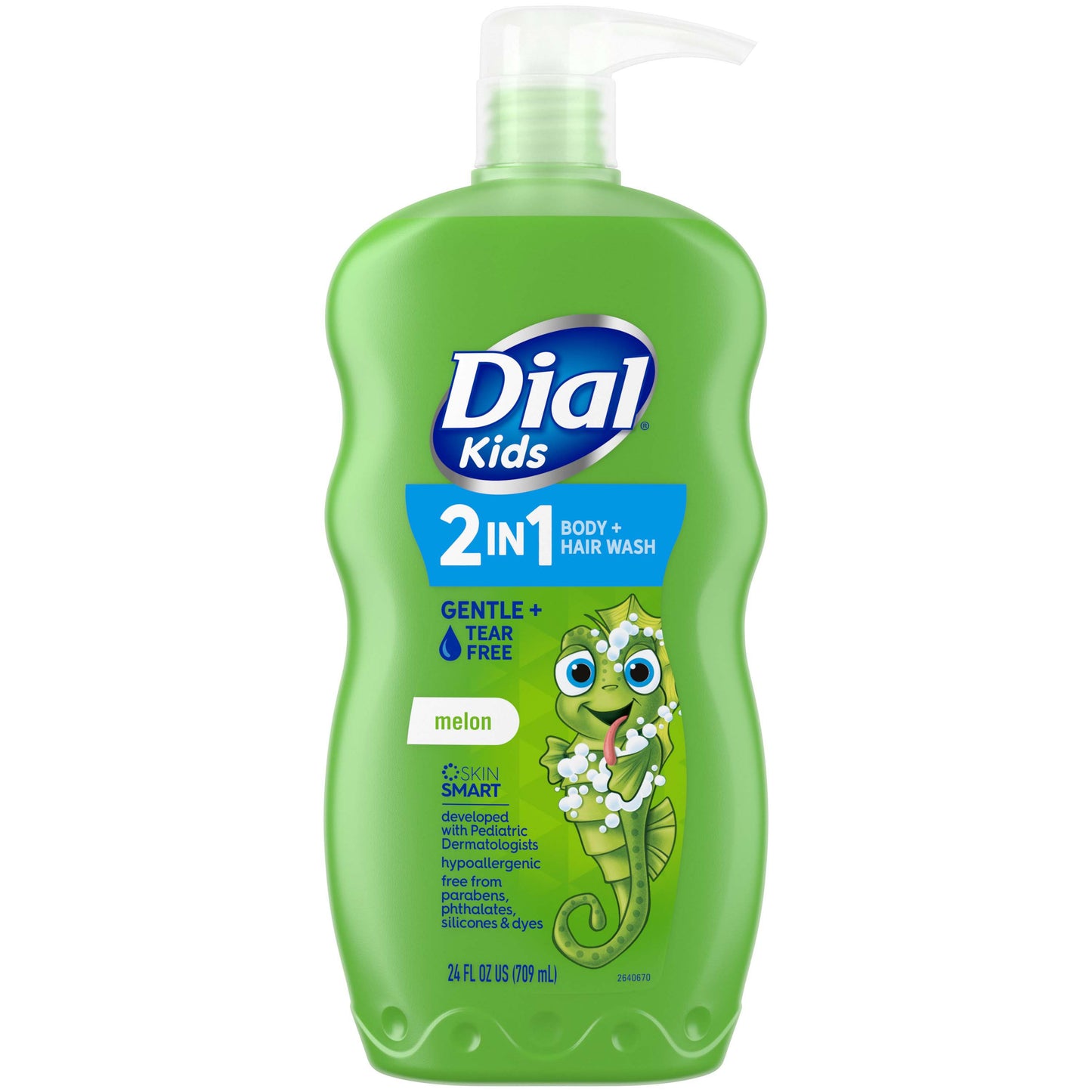 Dial Kids 2-in-1 Body, Hair & Bubble Bath - Melon
