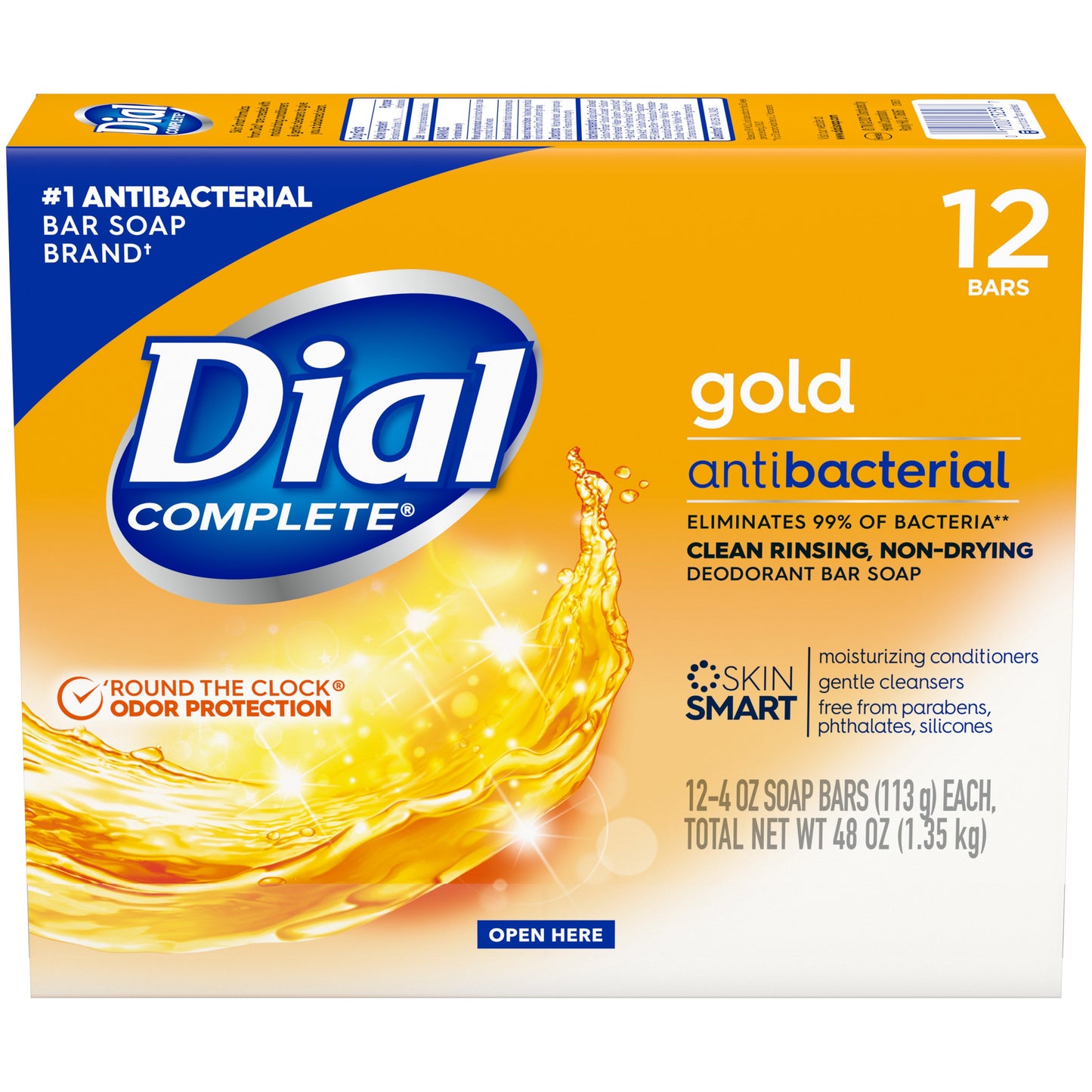 Dial Antibacterial Advanced Clean Bar Soap - Gold
