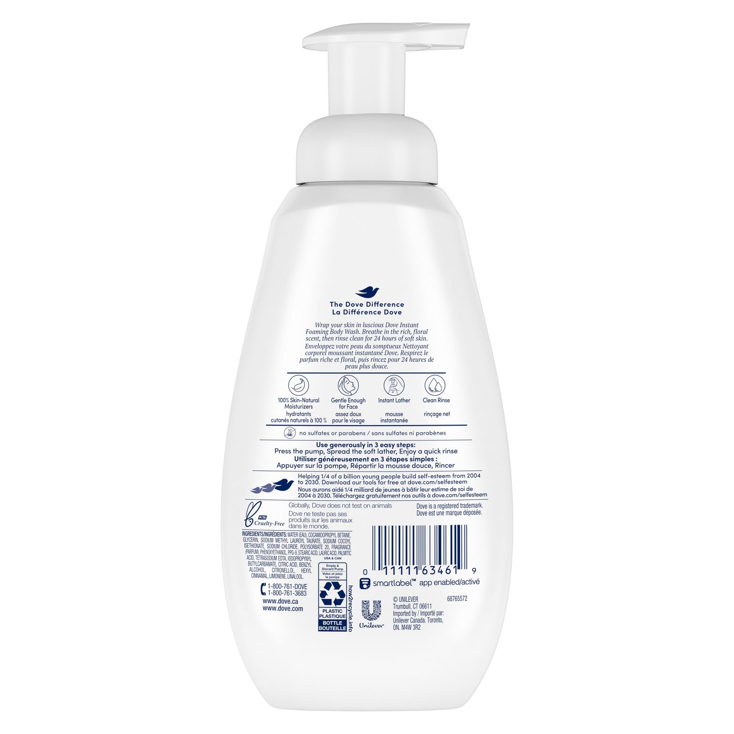 Dove Nourishing Foaming Body Wash
