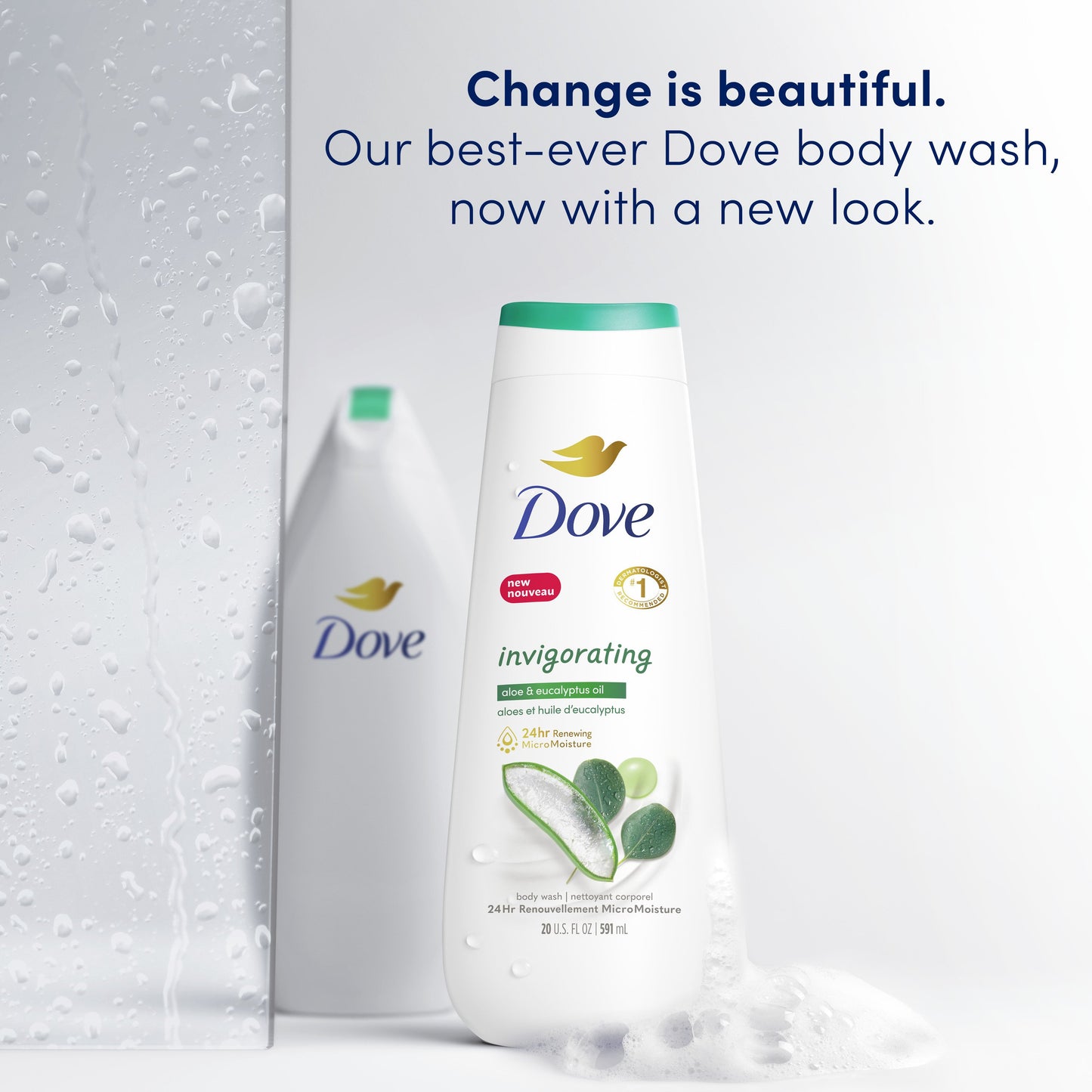 Dove Invigorating Body Wash - Aloe & Eucalyptus Oil