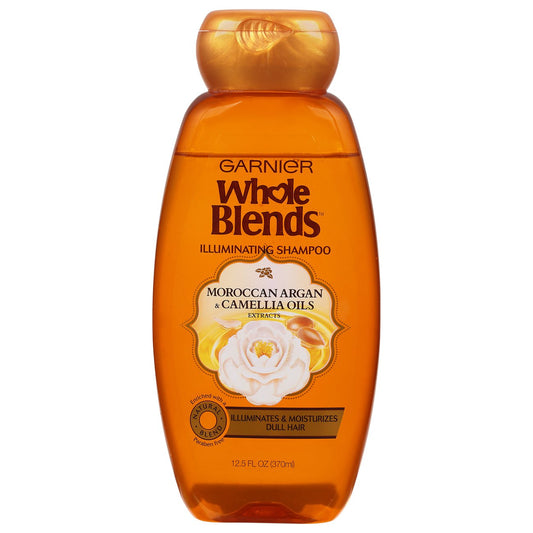 Garnier Whole Blends Illuminating Shampoo - Moroccan Argan & Camellia Oils