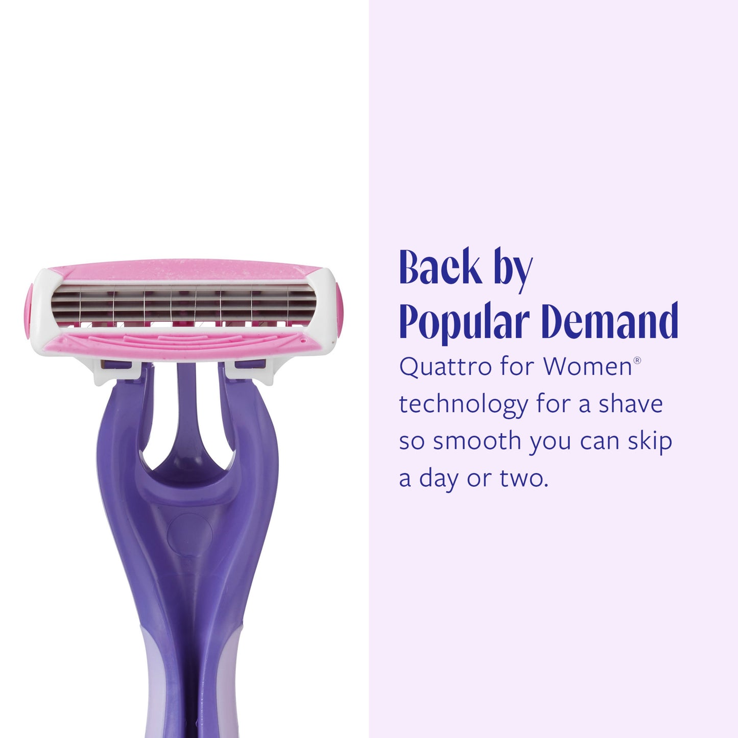 Skintimate Exotic Violet Blooms 4-Blade Disposable Razors