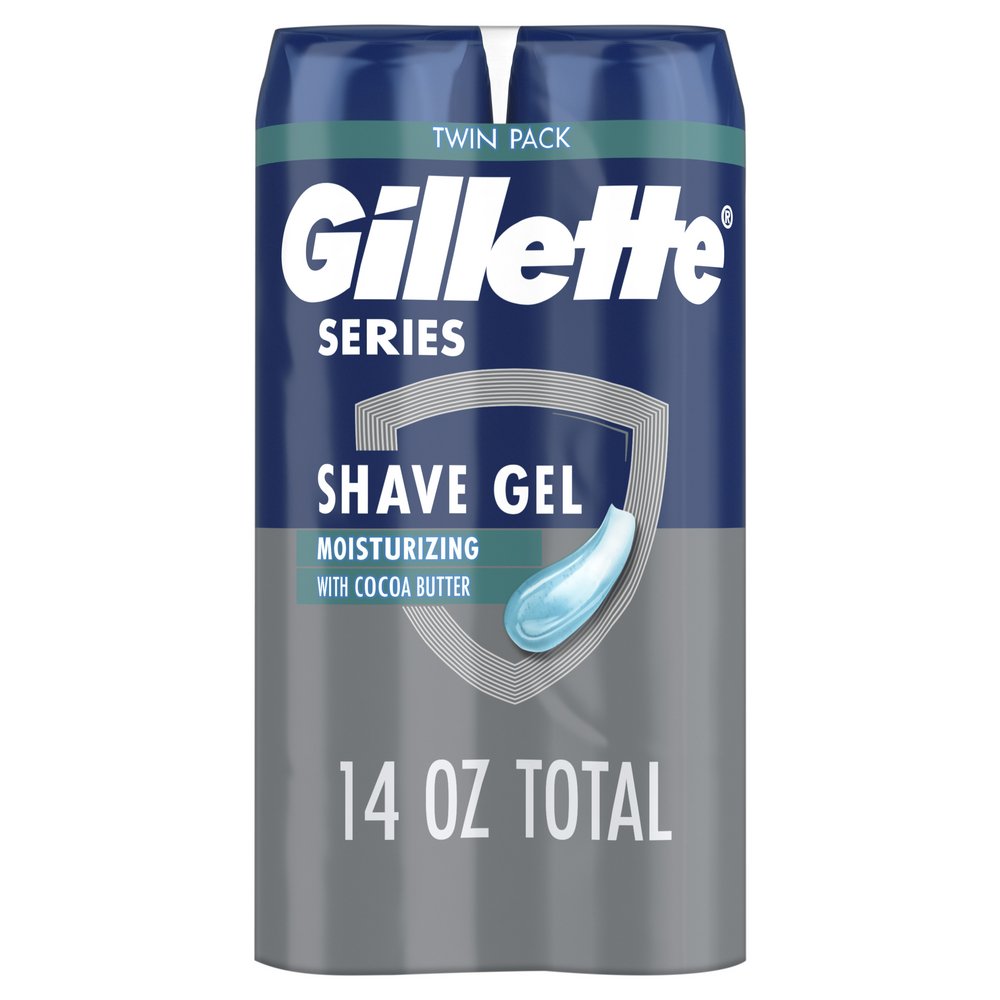Gillette Series Shave Gel Twin Pack -  Moisturizing