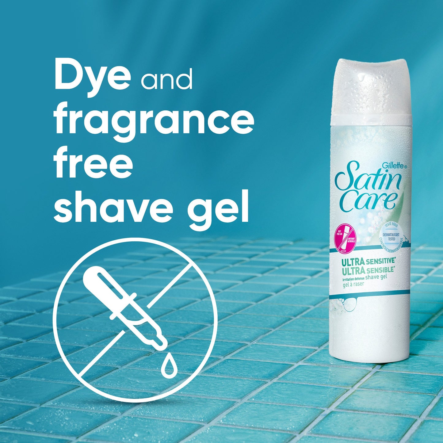Gillette Satin Care Shave Gel - Ultra Sensitive